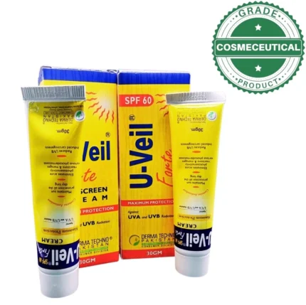 U-VEIL FORTE SUNBLOCK CREAM MAXIMUM PROTECTION AGAINST UVA AND UVB RADIATION 30gm