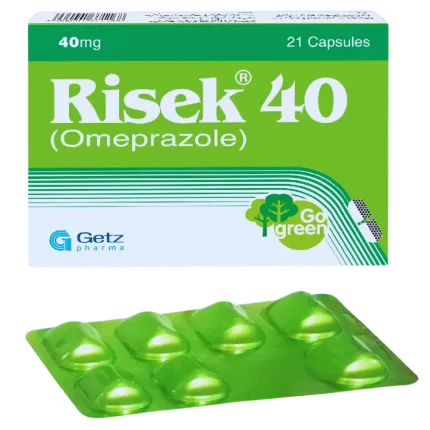 Risek 40mg capsule for stomach